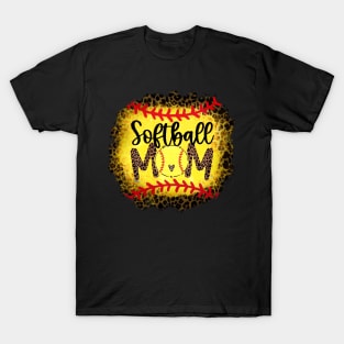 Softball Mom   Leopard Softball Mom T-Shirt